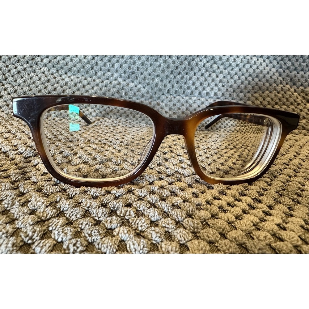 Saint Laurent SL M110 HavanaBrown Eyeglass Frames XS 48 17 140 002 Gold YSL Logo